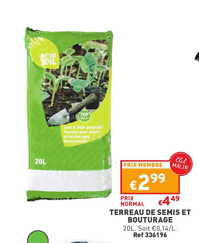 terreau de semis et bouturage