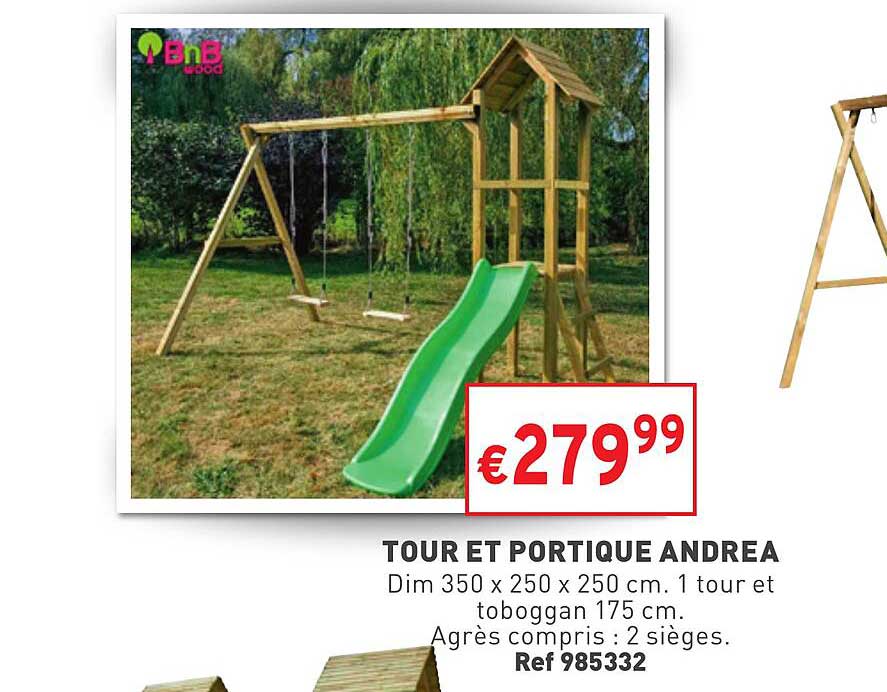 tour et portique andrea