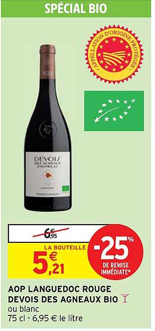 aop languedoc rouge devois des agneaux bio