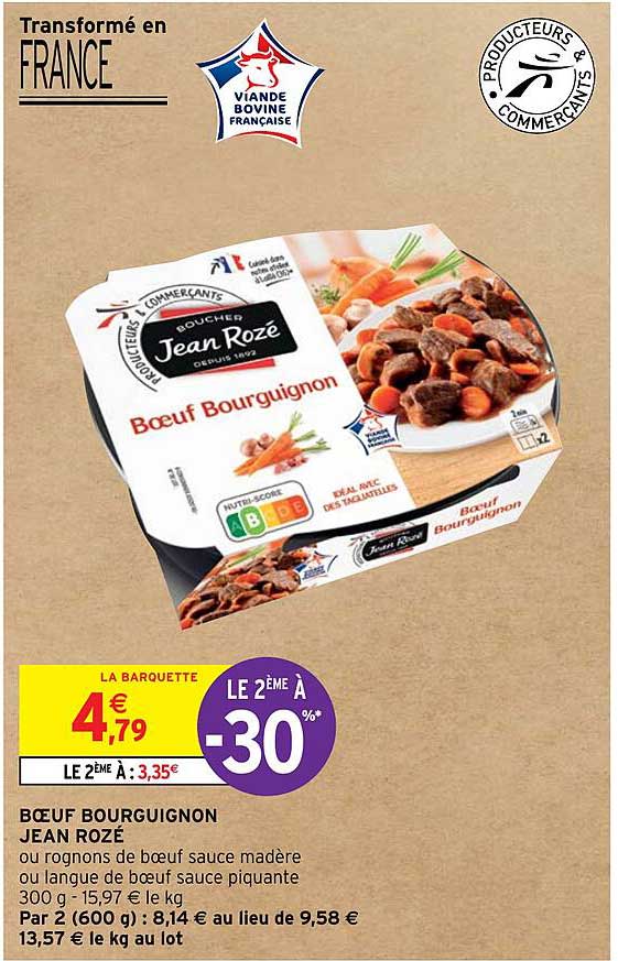 bœuf bourguignon jean rozé