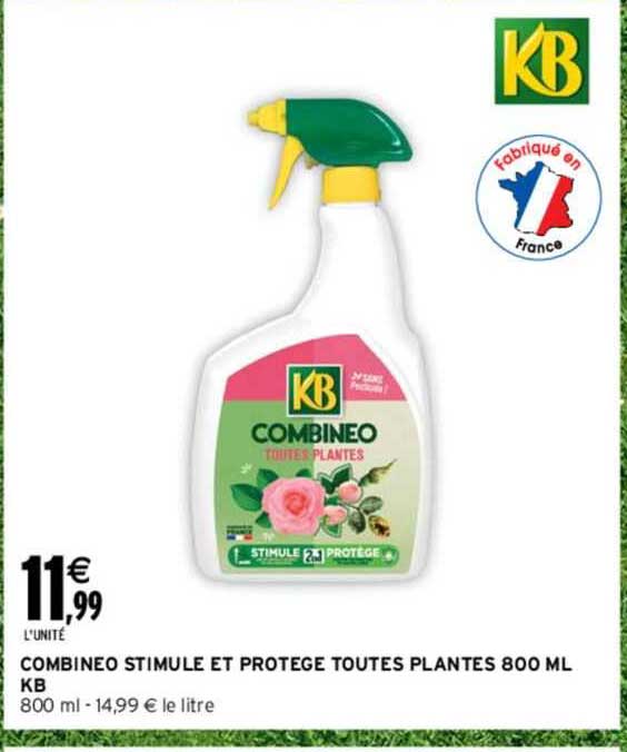 combinéo stimule et protège toutes plantes 800 ml kb