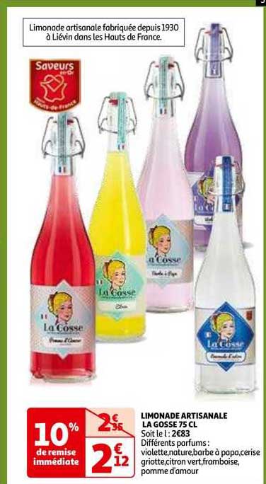 Limonade Artisanale La Gosse  75 Cl