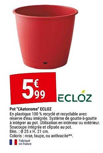Pot "l'autonome" Ecloz