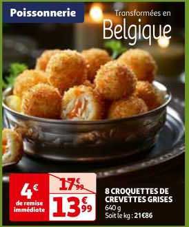 8 Croquettes De Crevettes Grises