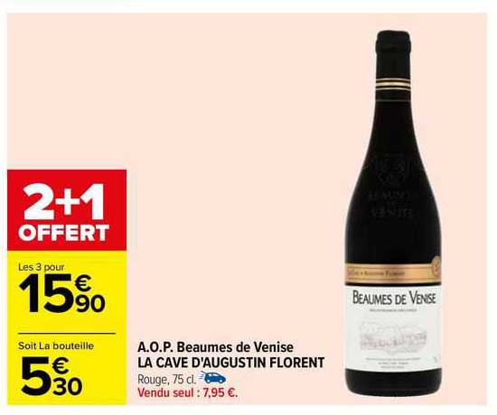 a.o.p. beaumes de venise la cave d'augustin florent