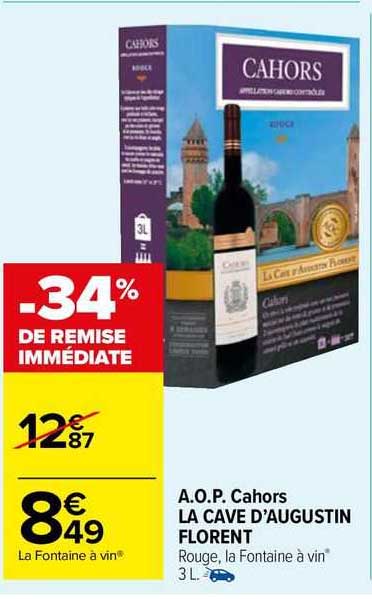 a.o.p. cahors la cave d'augustin florent