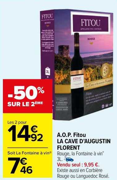 a.o.p. fitou la cave d'augustin florent