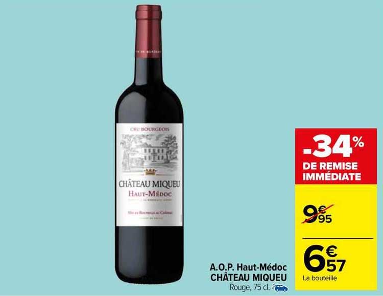 a.o.p. haut-médoc château miqueu