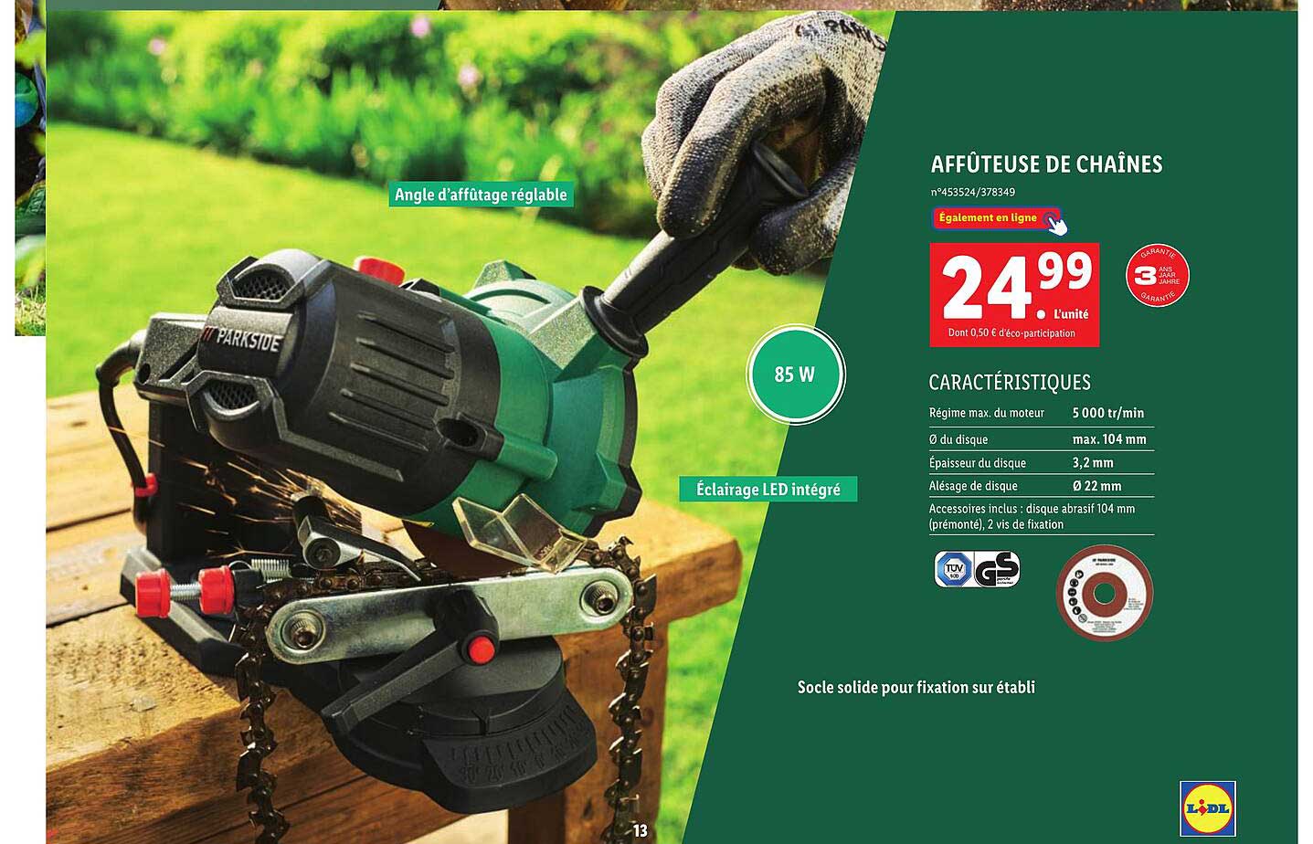 affûteuse de chaînes