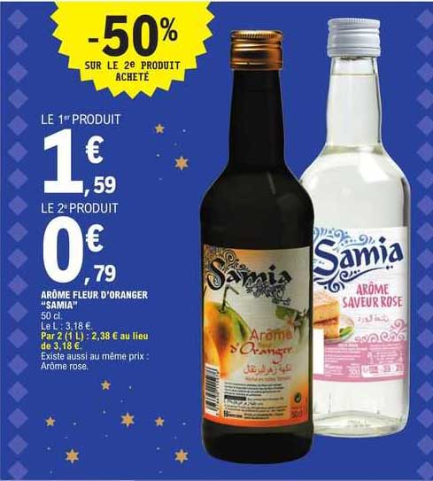 arôme fleur d'oranger "samia"