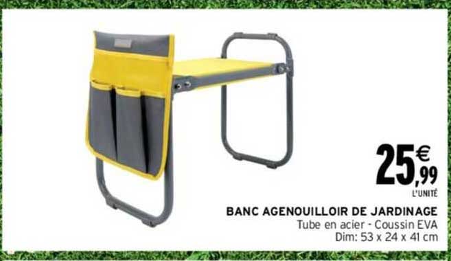 banc agenouilloir de jardinage
