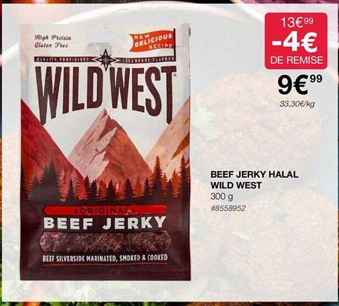 beef jerky halal wild west