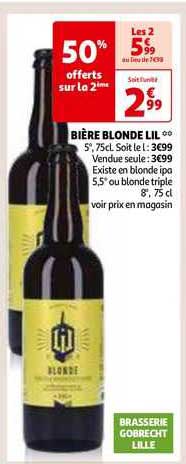 bière blonde lil