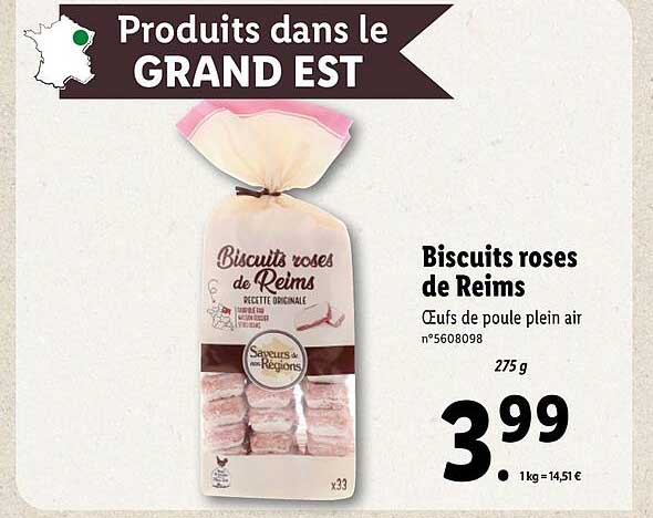 biscuits roses de reims