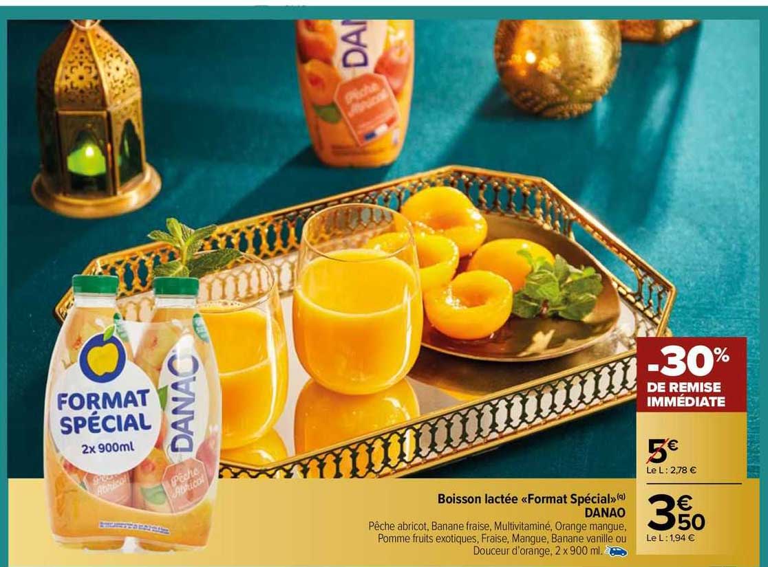 boisson lactée "format spécial" danao