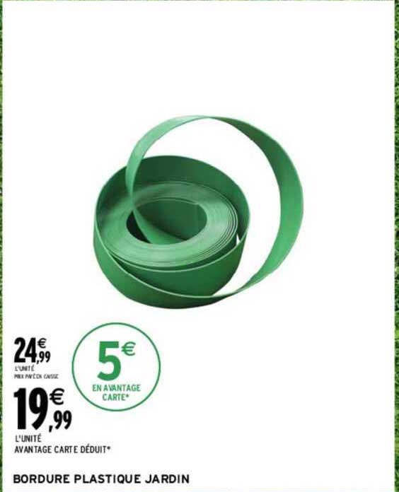 Bordure Plastique Jardin