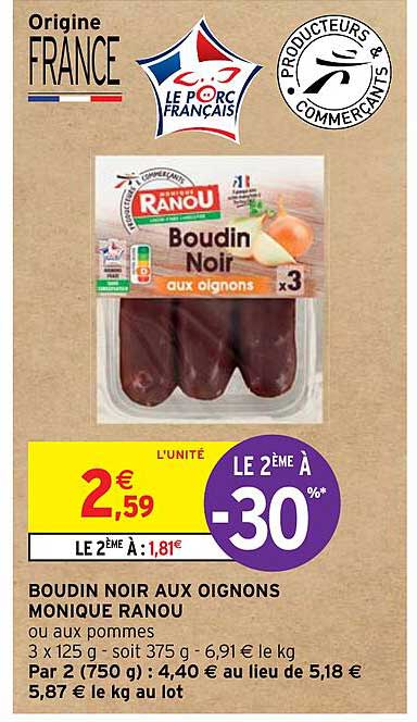 boudin noir aux oignons monique ranou