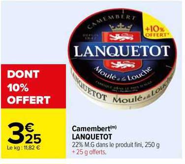 Camembert Lanquetot