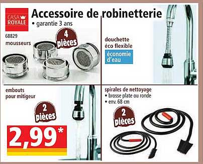 casa royale accessoire de robinetterie