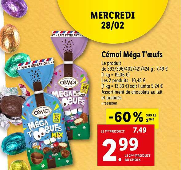 Cémoi Méga T'œufs
