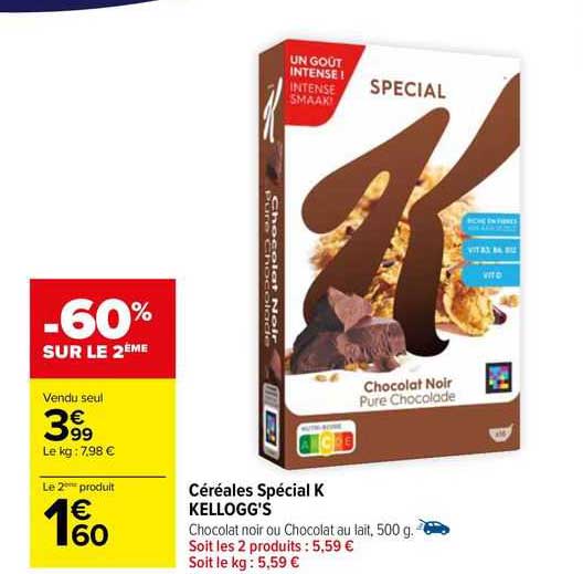 Céréales Spécial K Kellogg's
