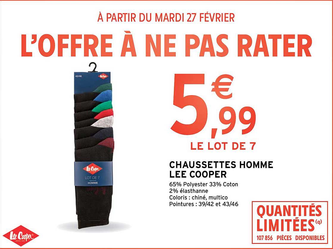 Chaussettes Homme Lee Cooper