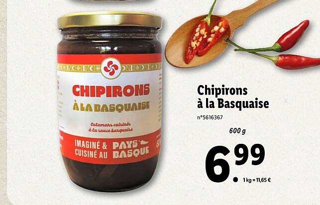 Chipirons à La Basquaise