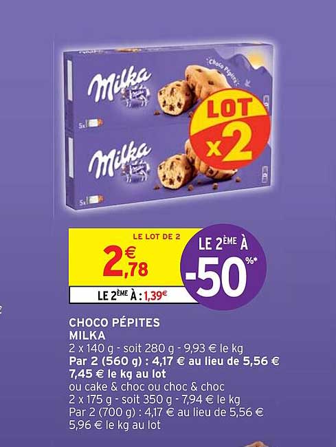 Choco Pépites Milka