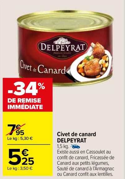 civet de canard delpeyrat