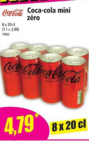 coca-cola mini zéro