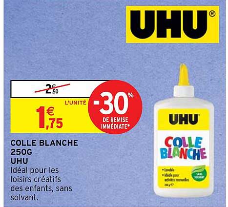 colle blanche 250g uhu