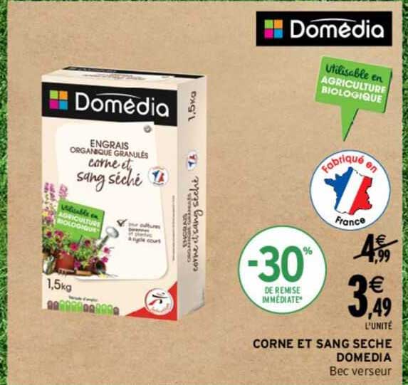 corne et sang sèche domedia