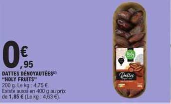 dattes dénoyautées "holy fruits"