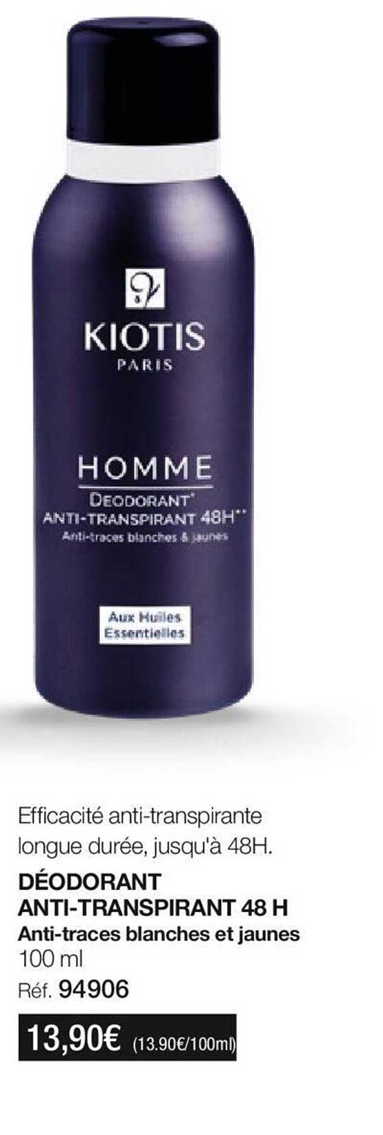 déodorant anti-transpirant 48h