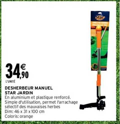 desherbeur manuel star jardin