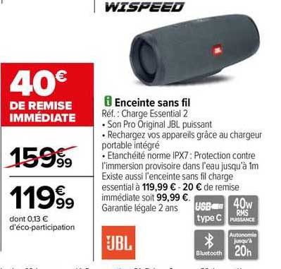 Enceinte Sans Fil Wispeed