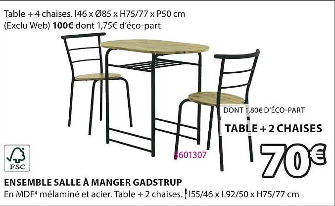 ensemble salle à manger gadstrup