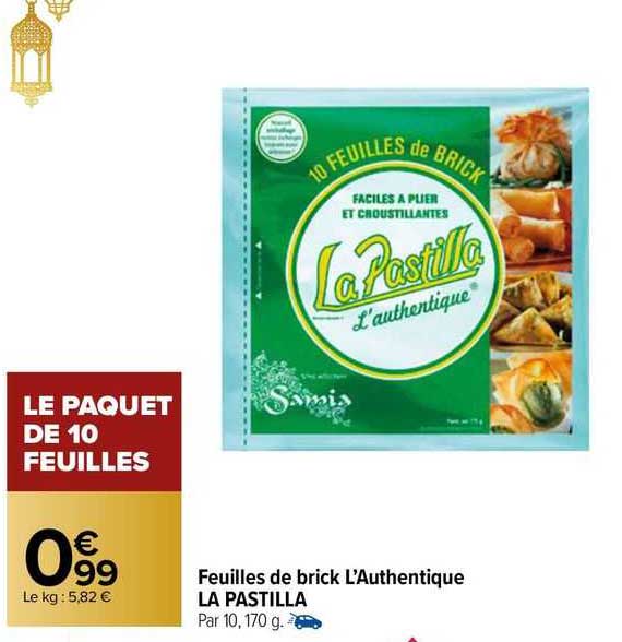 Feuilles De Brick L'authentique La Pastilla