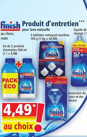 finish produit d'entretien