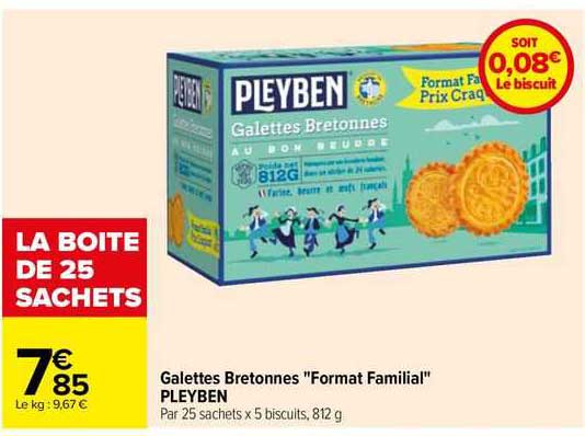 galettes bretonnes "format familial "pleyben