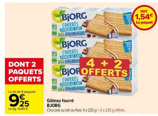 Gâteau Fourré Bjorg