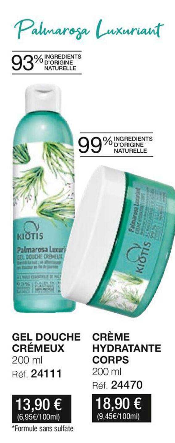 Gel Douche Crémeux 200 Ml Crème Hydratante Corps 200 Ml