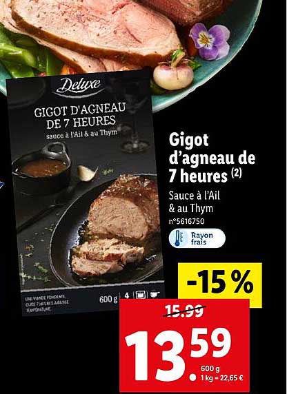 gigot d'agneau de 7 heures