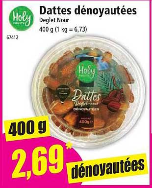holy dattes dénoyauteés
