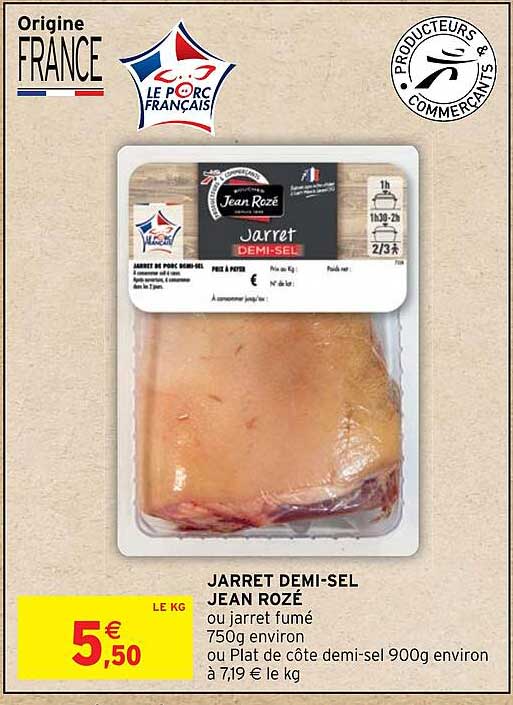 jarret demi-sel jean rozé