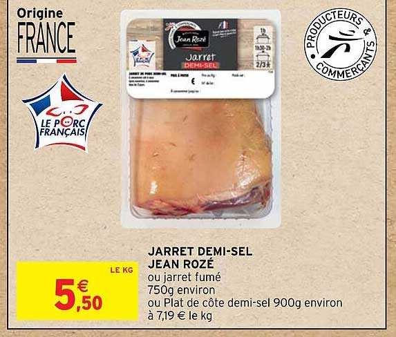 jarret demi-sel jean rozé