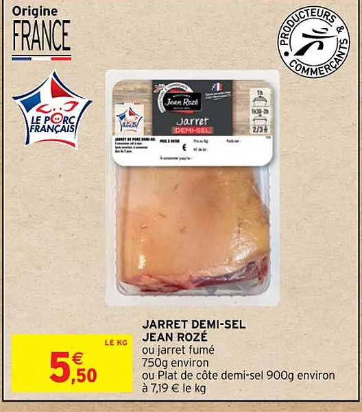 jarret demi-sel jean rozé