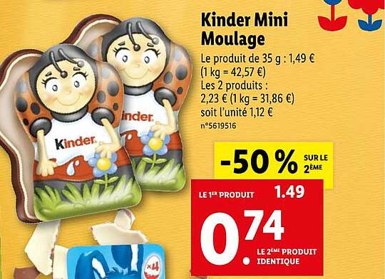 Kinder Mini Moulage
