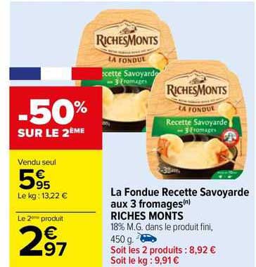 la fondue recette savoyarde aux 3 fromages riches monts