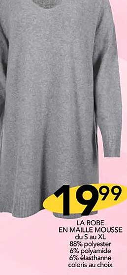 La Robe En Maille Mousse